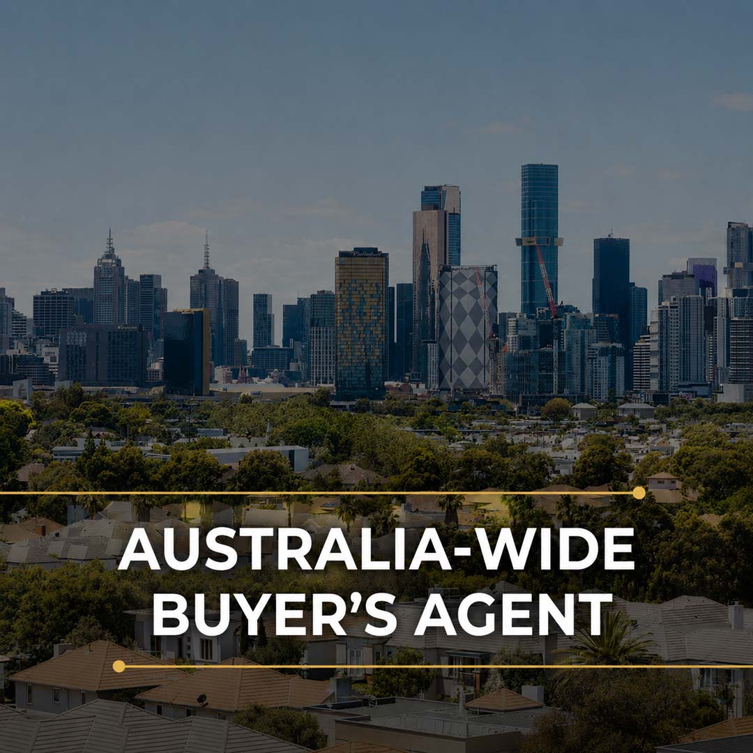 Melbourne city skyline and residential suburbs representing property investment opportunities sourced by an Australia-wide buyer's agent.